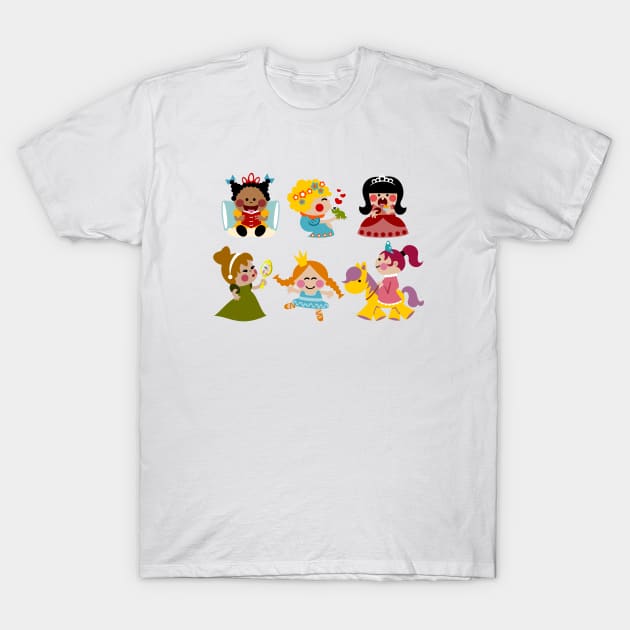 Princesas T-Shirt by soniapascual